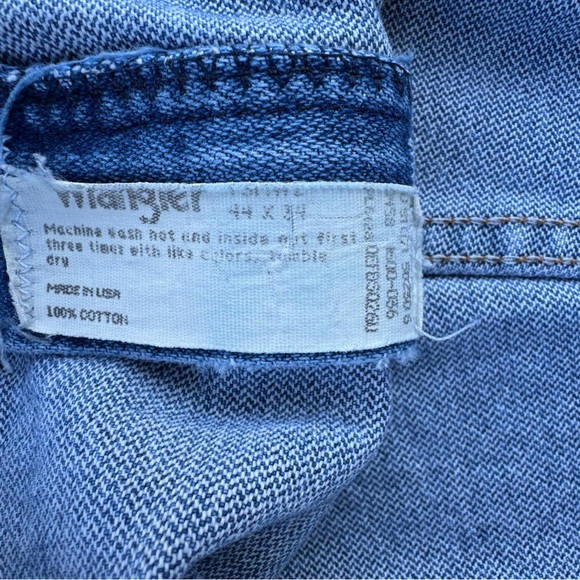 Vintage Wrangler Jeans Mens Size 44x34 13MWZ Made in USA Blue Medium Wash Cowboy - Picture 2 of 3